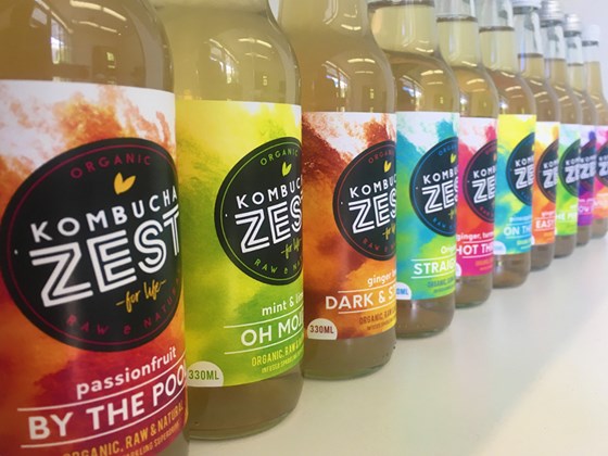 Packaging Design: Kombucha Zest - Brand Devlopment